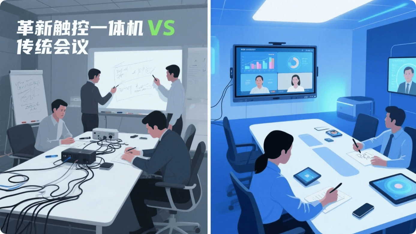 从会议到协作：触控一体机如何重塑企业办公效率？