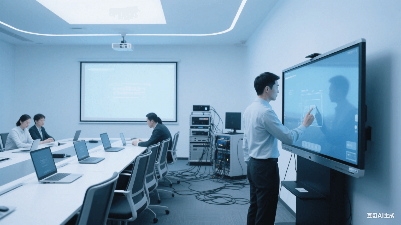 触控一体机 vs 传统会议屏：智能会议设备的交互体验与成本对比